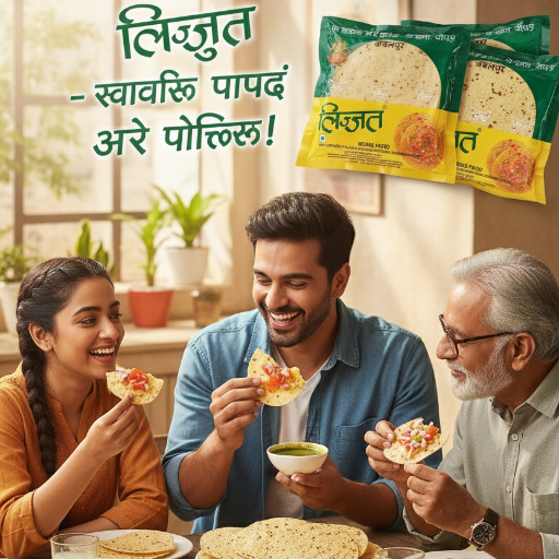  Lajjat papad JAY MAHAKAL TRADERS 