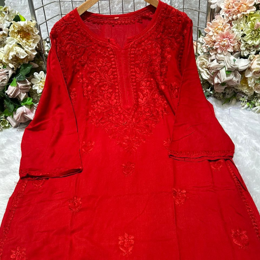 DYED RAYON GALA BUTI WORL KURTI.-https://s3.ap-south-1.amazonaws.com/prod-media-vyaparify-com/vcards/products/364072/product_1758778160_68d4d33025c19.png Image