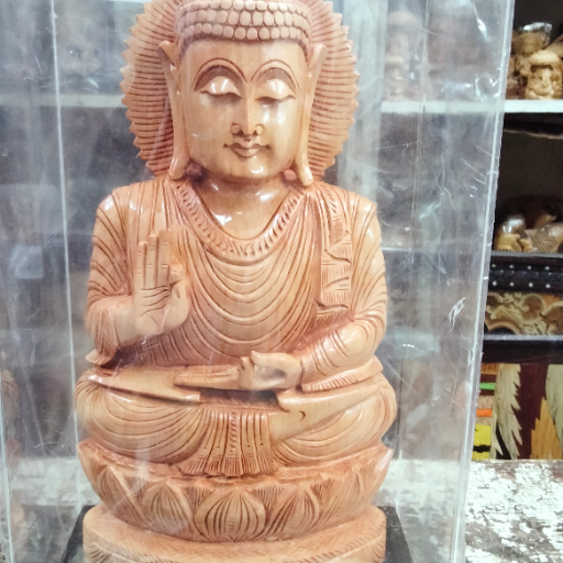  Whitewood buddha BALAJI HANDICRAFTS NO 533, DHANVANTHRI  ROAD DEVARAJA  MOHALLA MYSORE