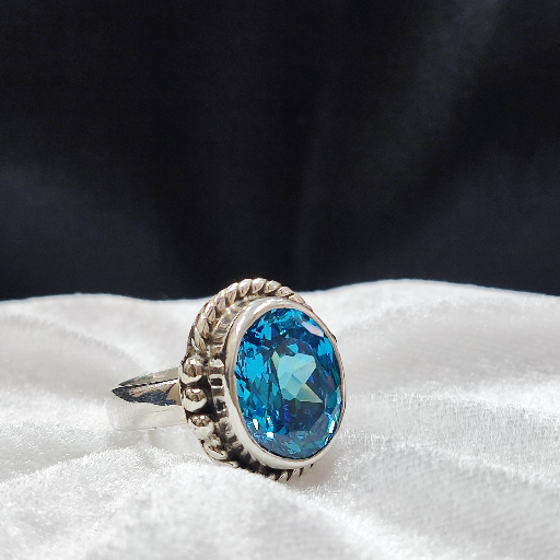 Blue CZ Ring, Sterling Silver Ring-https://s3.ap-south-1.amazonaws.com/prod-media-vyaparify-com/vcards/products/367862/product_1759219889_68db90b1d9e1a.png Image