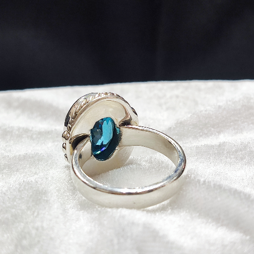 Blue CZ Ring, Sterling Silver Ring-https://s3.ap-south-1.amazonaws.com/prod-media-vyaparify-com/vcards/products/367866/product_1759219890_68db90b26ea3b.png Image