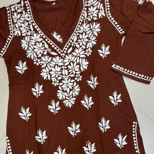  Lucknowi Chikankari Rayon Short Kurti UCHIK 474A 189 BAHAR KHANCOLONY BRAHM NAGARNEAR SHIA P G COLLEGE SITAPUR ROAD