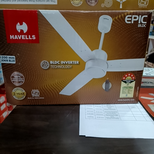  1200mm celling fan Bldc Epic Havells NATIONAL ELECTRONICS AND ELECTRICALS Near Axis Bank , Makkhanpur, Bhagwanpur