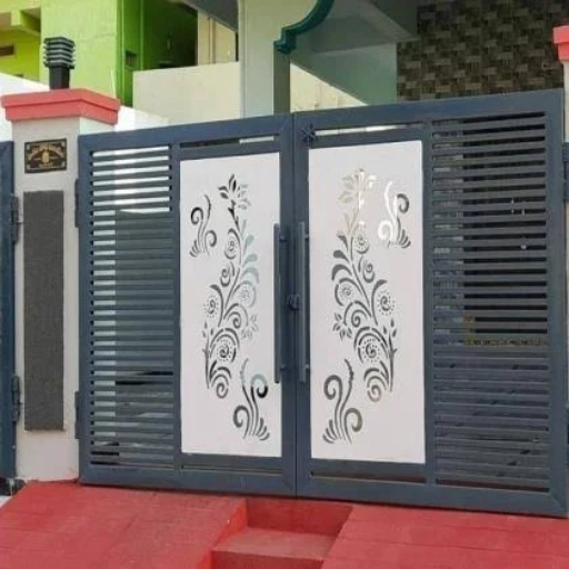 Simple Mild Steel Iron Main Gate, For Home-https://s3.ap-south-1.amazonaws.com/prod-media-vyaparify-com/vcards/products/383413/product_1760442925_68ee3a2d35feb.png Image