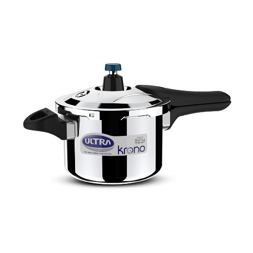  Ultra Triply Krono Pressure Cooker 5.5 Litre | Whistle Counter | Spillage Control | AISI 304 Food Grade Stainless Steel Cooker | 5 Years Warranty THE AMISTAD VENTURE Kothanur Dinne Main Road, RBI Layout, Near Bata Showroom, J P Nagar 7th Phase, Bengaluru-560078