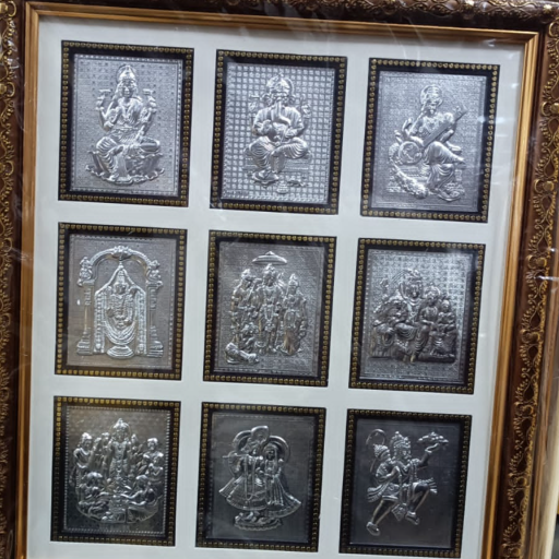  Silver 9*1 photo frame Clr SRI MAHALAXMI GEMS AND JEWELLERS 542 Vaidehinagar, Vanasthalipuram, Hyderabad, Telangana, 500070