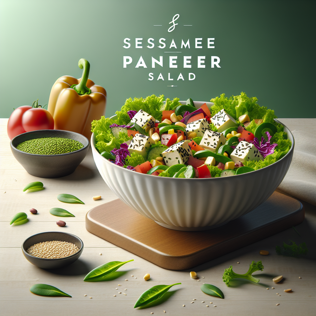  Sesame Paneer Salad RAVI KUMAR CCB Complex Jaitpur Ismail Pur Road Near Jagdamba Public School, Badarpur, New Delhi 110044