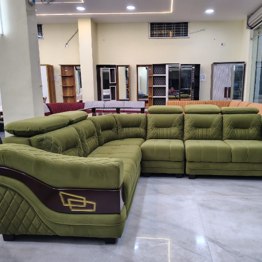  Gaan model corner sofa set LUXURY LIVING D NO 24 1 GROUNDFLOOR N S GRANDBUILDING OPP SREE CONVENTION HALL
