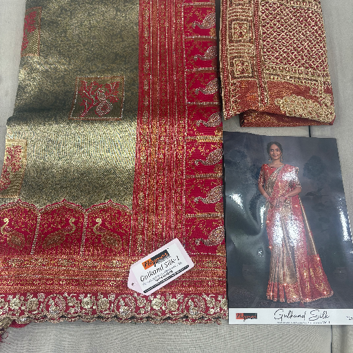  Kanchipuram saree ready made blouse stich GURUNANAK TEXTILE Bodwad