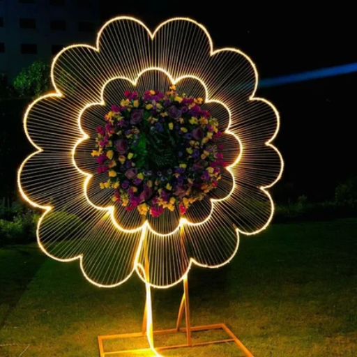  wedding Flower light MDR TENT LIGHTS AGENCY KHAJOOR BANNA PATHERKI MASJID NEAR OLDMILAN STUDIO