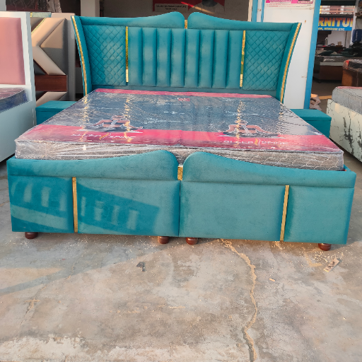  Bed 6ftwith side tool PAWAN KUMAR Malhotra Pawan  Furniture Arnia  Near By LANDMARK Petrol Pump