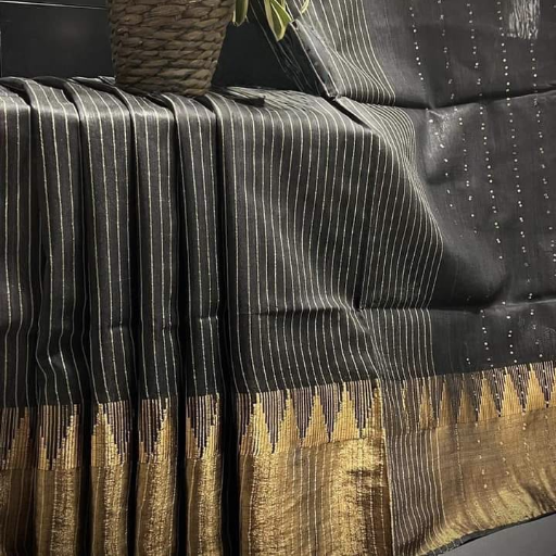 Fancy Cotton Silk saree with Mini temple Border weaving Design-https://s3.ap-south-1.amazonaws.com/prod-media-vyaparify-com/vcards/products/430625/product_1764313627_69294a1bce131.png Image