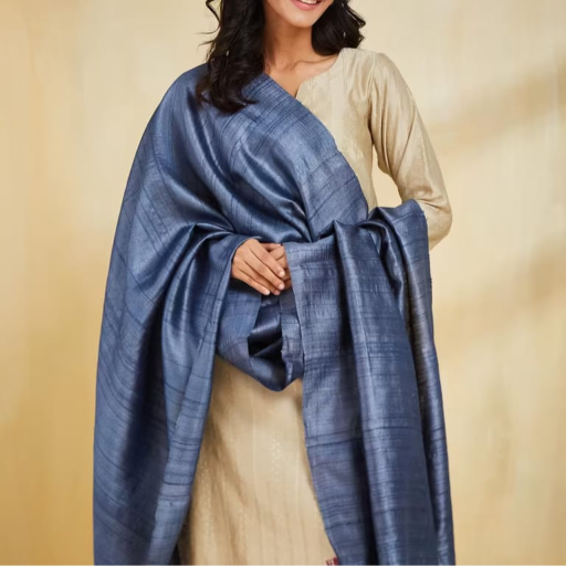 Tussar Ghicha silk Dupatta-https://s3.ap-south-1.amazonaws.com/prod-media-vyaparify-com/vcards/products/431690/product_1764394685_692a86bd2fe5a.png Image