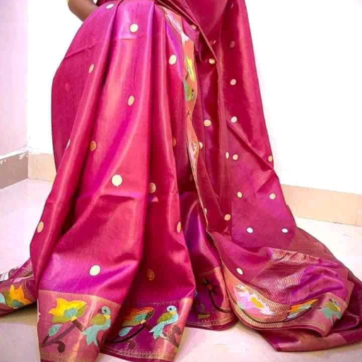 Tussar Tussar silk saree with Embroidery work Design-https://s3.ap-south-1.amazonaws.com/prod-media-vyaparify-com/vcards/products/432471/product_1764423553_692af781ee702.png Image
