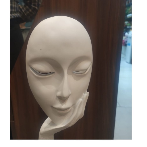 Modern Art - Lady Face Figurine-https://s3.ap-south-1.amazonaws.com/prod-media-vyaparify-com/vcards/products/432602/product_1764485038_692be7ae16736.png Image