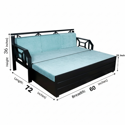 Bed Cum 6x5 Black Matte Finish-https://s3.ap-south-1.amazonaws.com/prod-media-vyaparify-com/vcards/products/435970/product_1764690993_692f0c31f2ea5.png Image