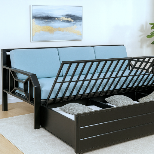 Bed Cum 6x5 Black Matte Finish-https://s3.ap-south-1.amazonaws.com/prod-media-vyaparify-com/vcards/products/435971/product_1764690994_692f0c320dbb0.png Image