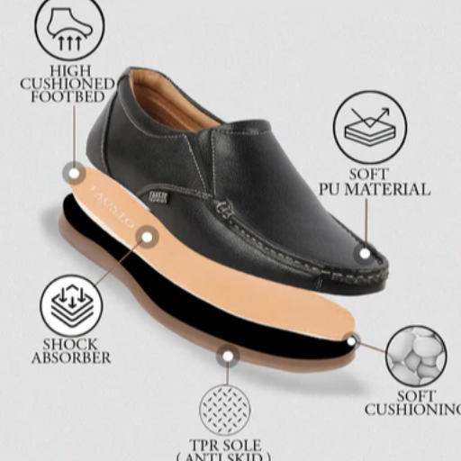  Men Tan Formal Superior Comfort Slip On Shoes MS SHOE MART GOHANA ROADSONIPAT NEARCHOTU RAM CHOWK