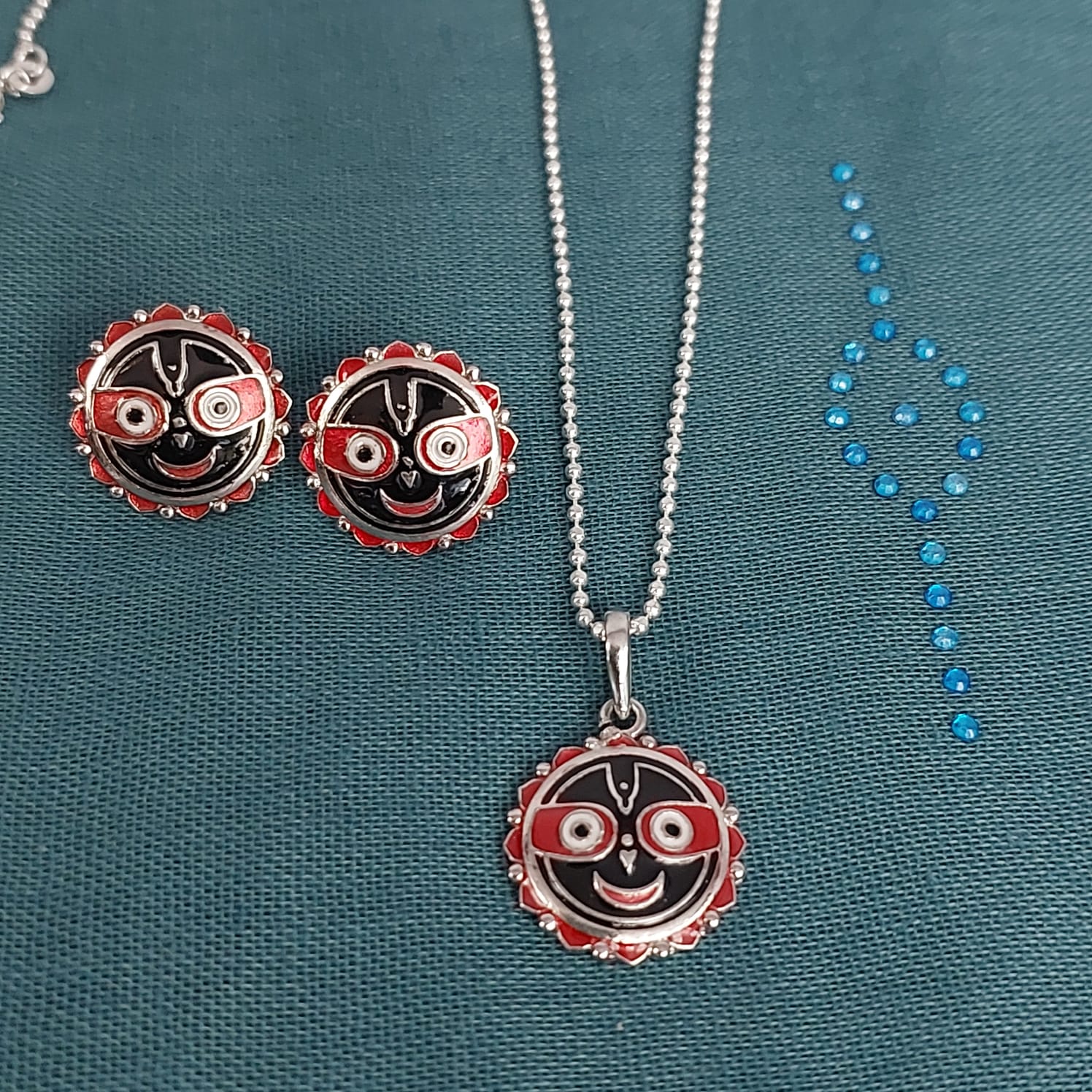  Silver Pendant and Earrings Set PAREKH JEWELS Parekh Jewels
Block F 57/1
New Market 
Kolkata