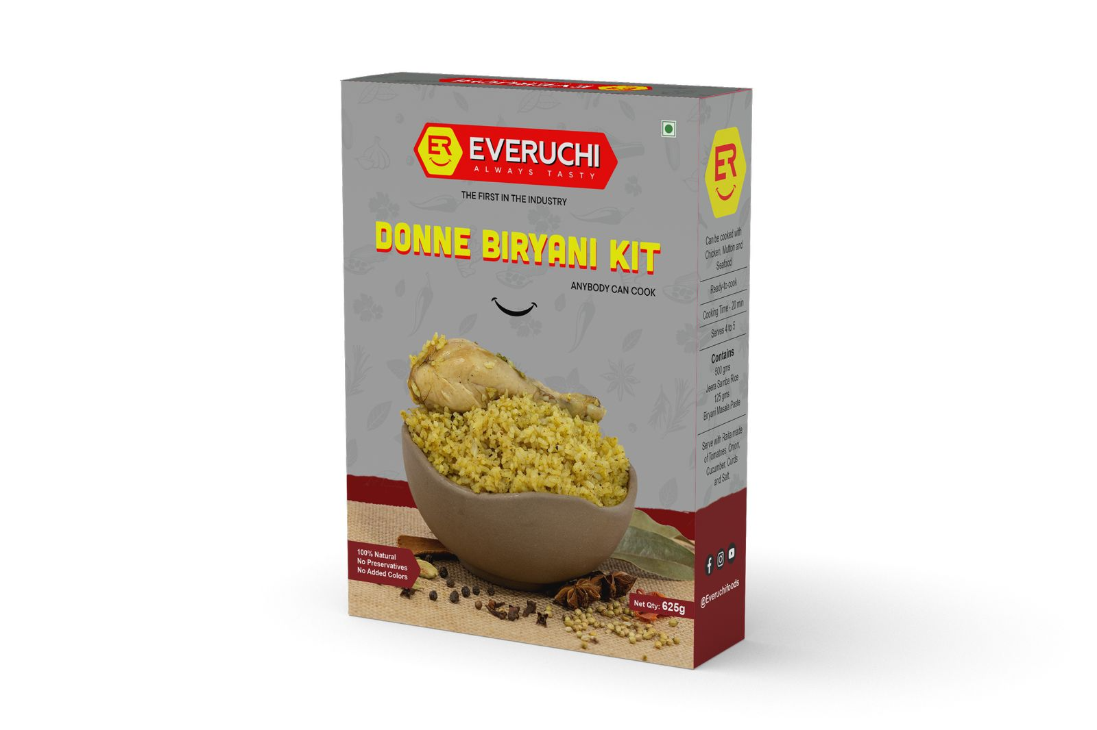 EVERUCHI - READY TO COOK DONNE BIRYANI KIT-https://s3.ap-south-1.amazonaws.com/prod-media-vyaparify-com/vcards/products/447772/product_1765358346_69393b0aca7e7.png Image