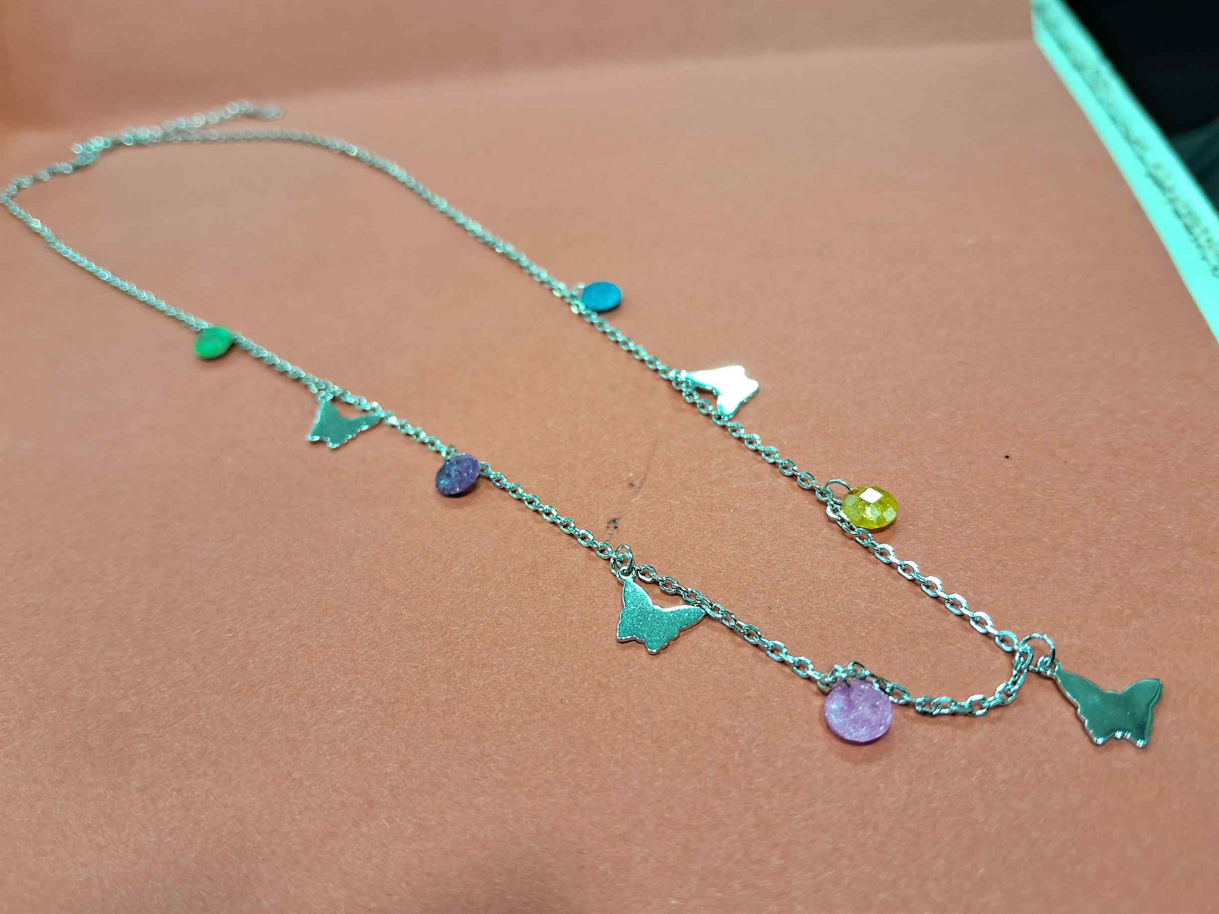  925 Silver Butterfly Tanmaniya Chain PAVAN JEWELLERS 07, Chinmay Tower, Subhash Chowk, Gurukul Road, Memnagar, Ahmedabad-380052