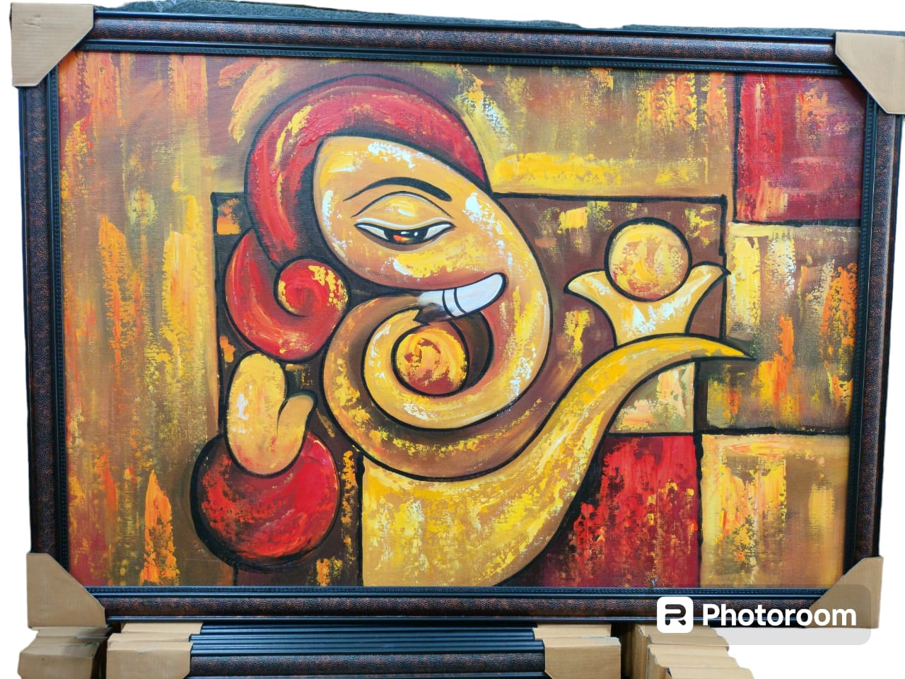  Lord Ganesha Hand-Painting OM SHIV SAI GIFT GALLERY 4 Narayan Market Opposite Nand Di Hatti Sadar Bazar Delhi 110006