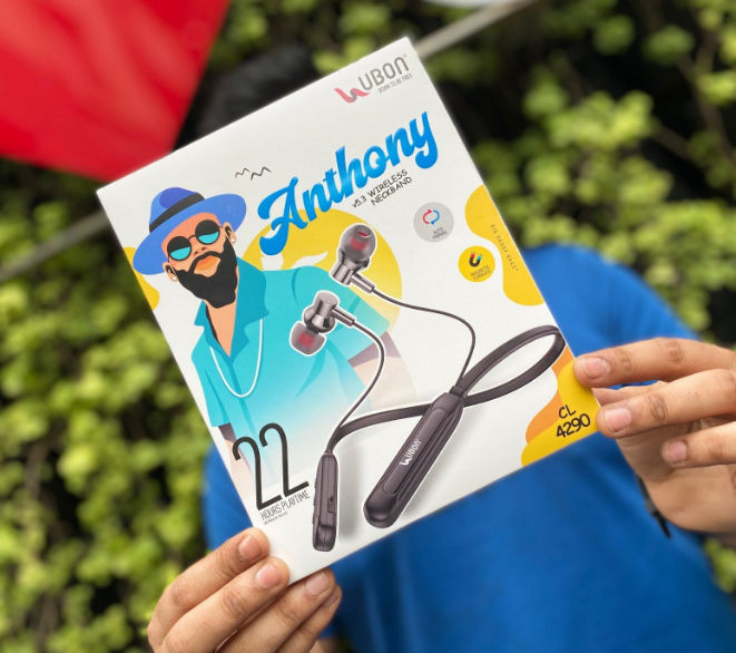  UBON WIRELESS  NECKBAND SOOD ELECTRONICS Yamunanagar