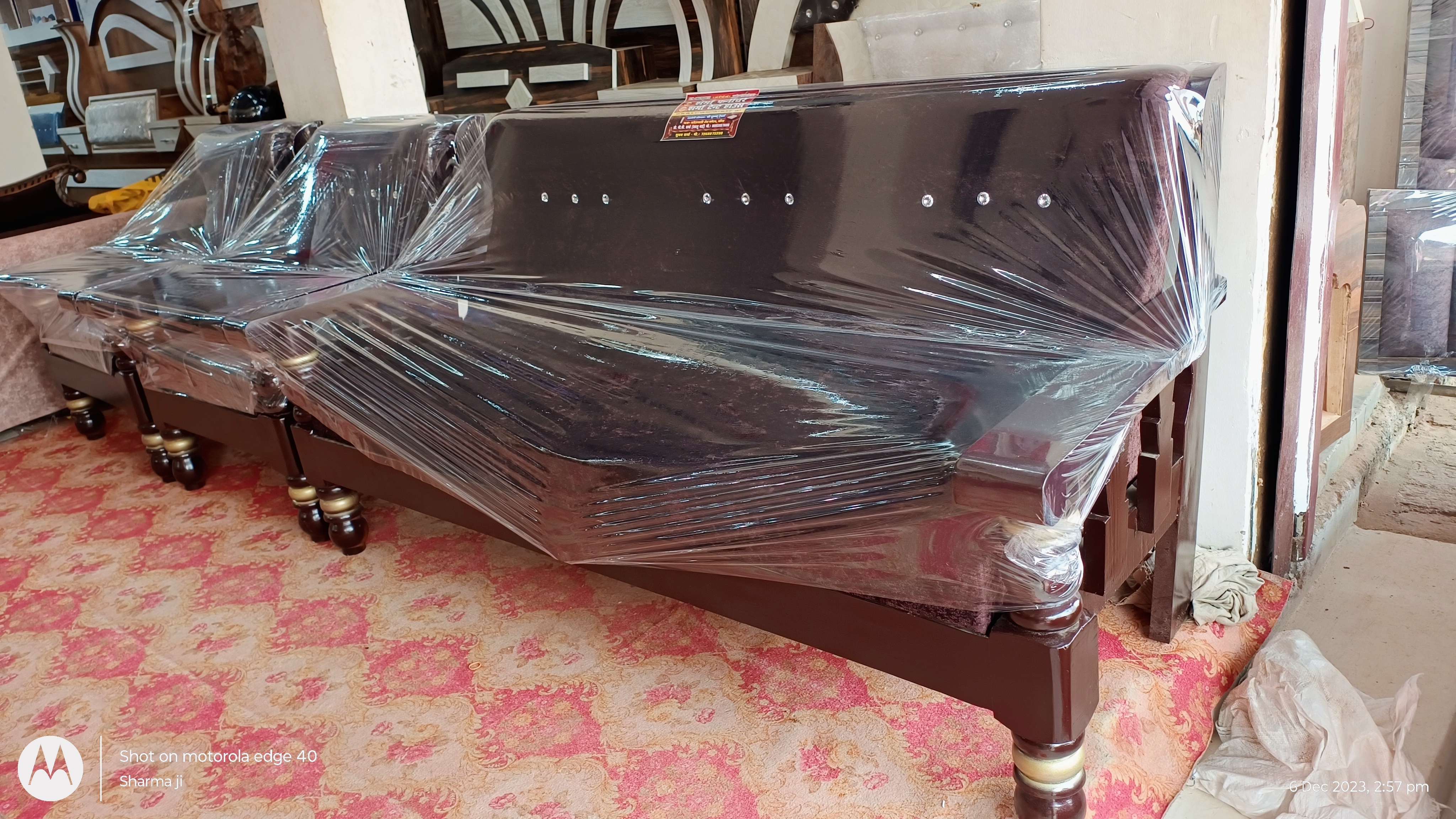  Aam wooden sofa SHRI SHUBHAM TRADERS Kotwali Road Baberu Sharma Furniture