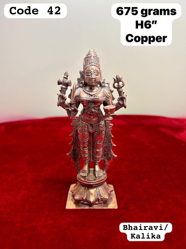 Copper idol of bhairavi devi / kalika devi-https://s3.ap-south-1.amazonaws.com/prod-media-vyaparify-com/vcards/products/67214/8e9e2d0b-d489-4c6b-8bf2-90fabf9cfb26.jpg Image