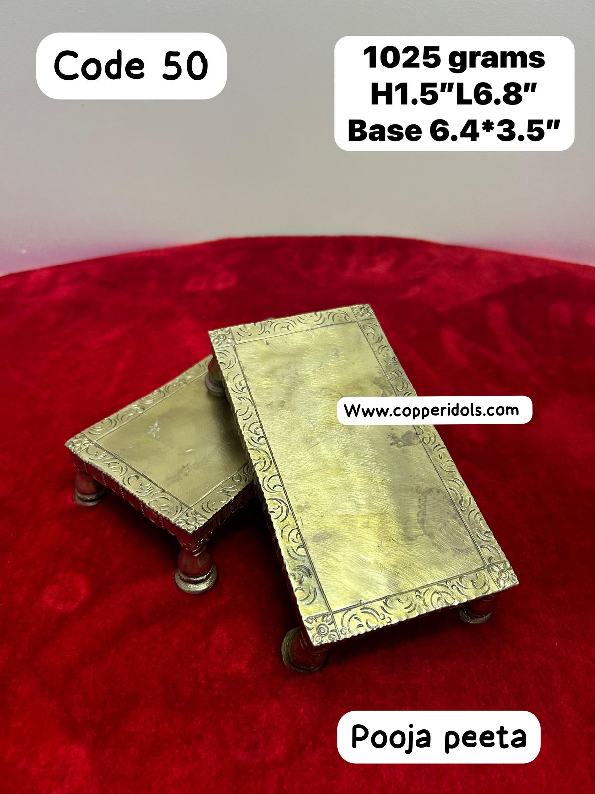 Panchaloha handcrafted pooja peeta-https://s3.ap-south-1.amazonaws.com/prod-media-vyaparify-com/vcards/products/69362/415bdcc5-5929-4cc2-8d68-23253d5807d0.jpg Image