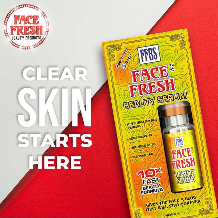  FACE FRESH BEAUTY SERUM JESSY DISTRIBUTION PVT LTD JESSY MART, 8-14-61&62/HN/205, PLOT NO. 205, ROAD NO. 5, C5 BAKERY, HANUMAN NAGAR, MEERPET, RANGA REDDY DISTRICT, HYDERABAD-500097, TELANGANA, INDIA.