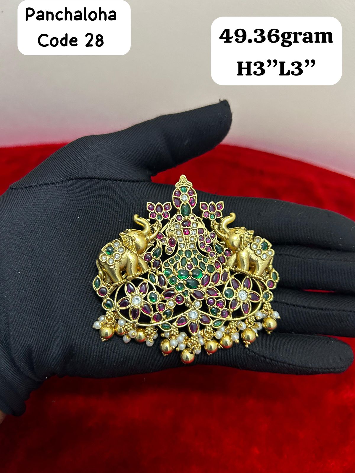 Panchaloha made gold polished Gaja lakshmi pendant-https://s3.ap-south-1.amazonaws.com/prod-media-vyaparify-com/vcards/products/69909/5144d92e-e567-47af-a2b4-d296cf48a84a.jpg Image