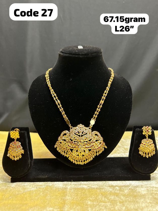 panchaloha made gold polished necklace with earings-https://s3.ap-south-1.amazonaws.com/prod-media-vyaparify-com/vcards/products/70298/758f61ef-3bff-45e4-b98a-03f626d81ca3.jpg Image