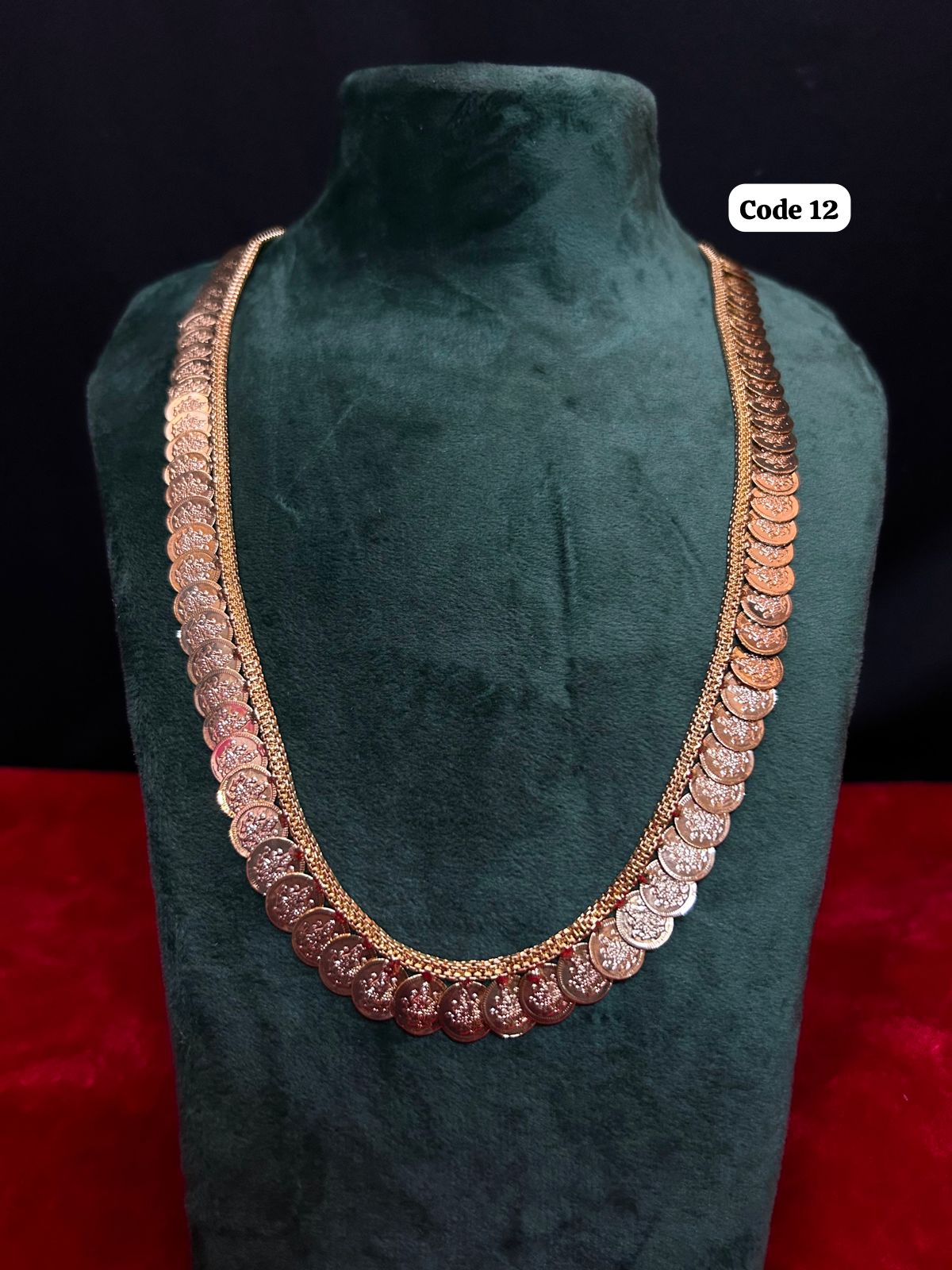 Panchaloha made gold polished Lakshmi kasu mala-https://s3.ap-south-1.amazonaws.com/prod-media-vyaparify-com/vcards/products/70344/7d305995-bde2-445b-8b6c-40cf4a8ed330.jpg Image