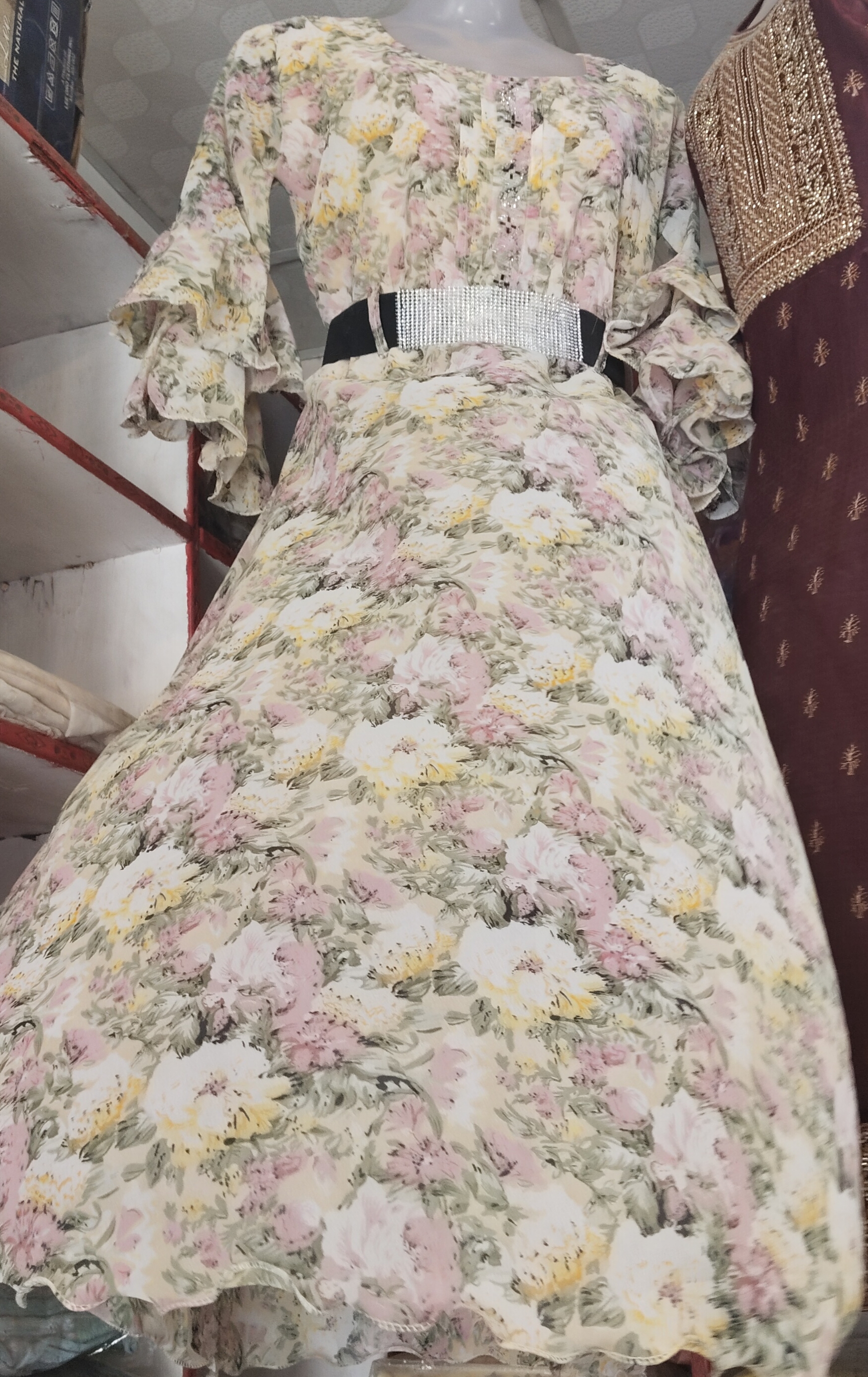  Gorgeous frock MUSTFA JM TEXTILE SHOWROOM Uttawar Chock Hathin Road Near Police Station