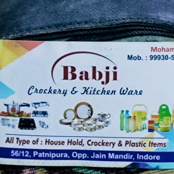 Babji Store Kicthenware & Household Itmes