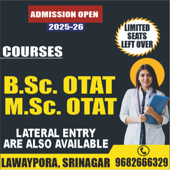 Bachelor of Operation Theatre and Anesthesia Technology/ Master of Operation Theatre and Anesthesia J AND K HUMAN RESOURCES DEV TRUST RM GROUP OF COLLEGES KUSHIPORA HMT ZAINAKOTE HMT SEINAGAR J AND K RM COLLEGE