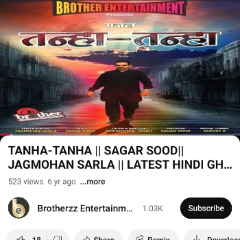 Gazal Singer with Brotherzz Entertainment SARLAS MUSICALS 85 3 KHALSA MOHALLANEAR ANARDANA CHOWKJAN KALYAN STREET NEAR DHUDIAL KHALSA SCHOOL PATIALA