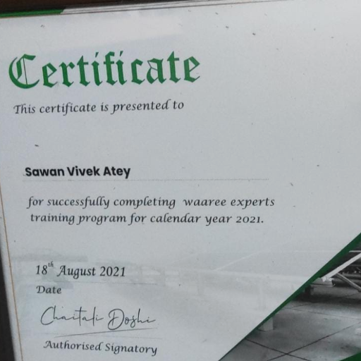 Waaree Certified Technician SEES SOLAR 209, Behind Mahatma Fule Scholl, Kamal Talkies Rd., Balabhau Peth, Nagpur.