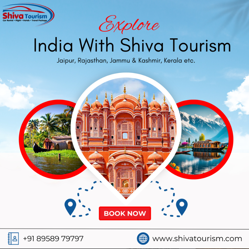 Jaipur, Rajasthan, Jammu & Kasmir, Kerala etc. Package SHIVA TOURISM Modipuram, Meerut