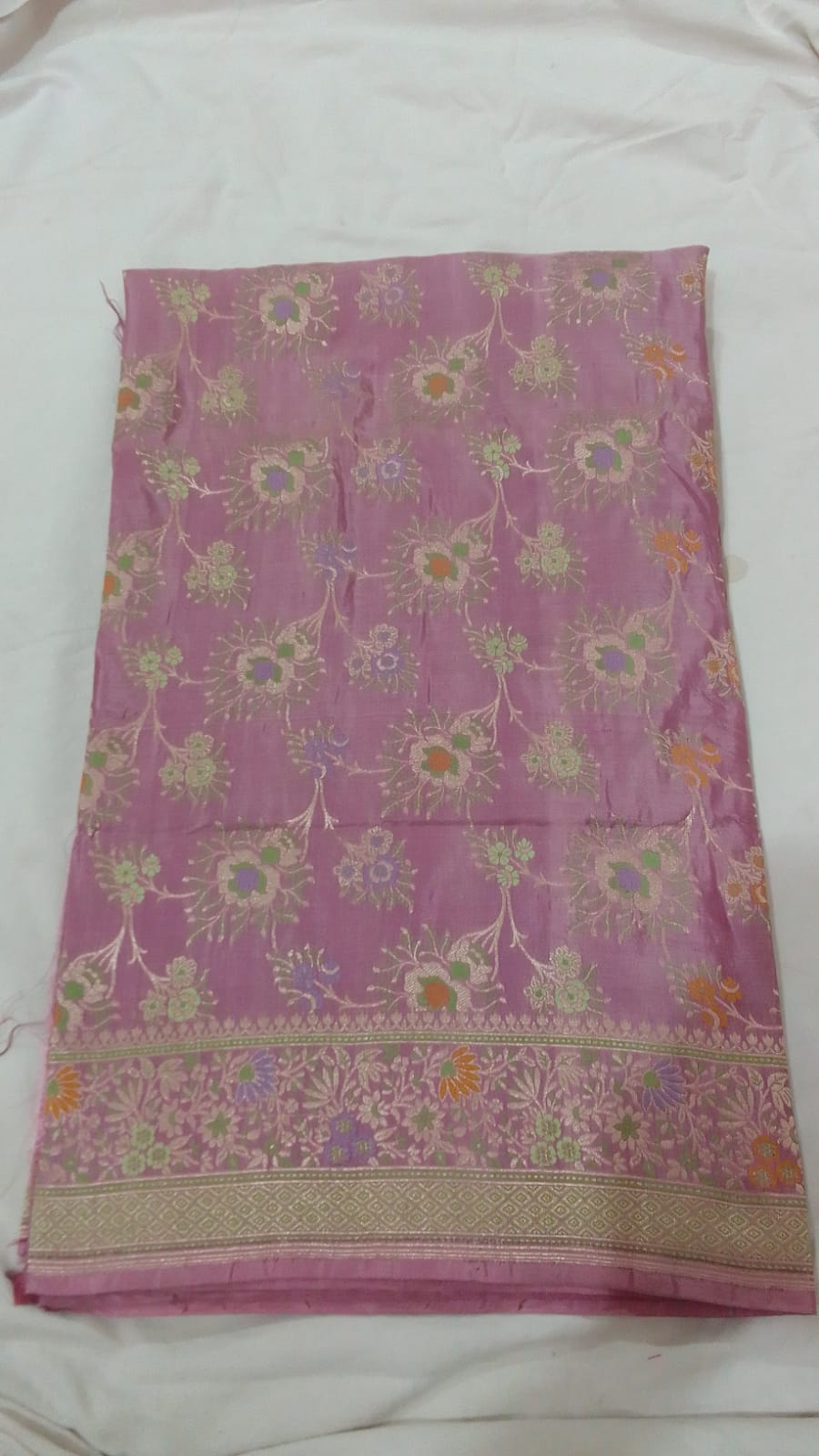 Banarasi silk multi colour saree. | MOHAMMAD MADNI | Azad Nagar Bajardiha Varanasi
