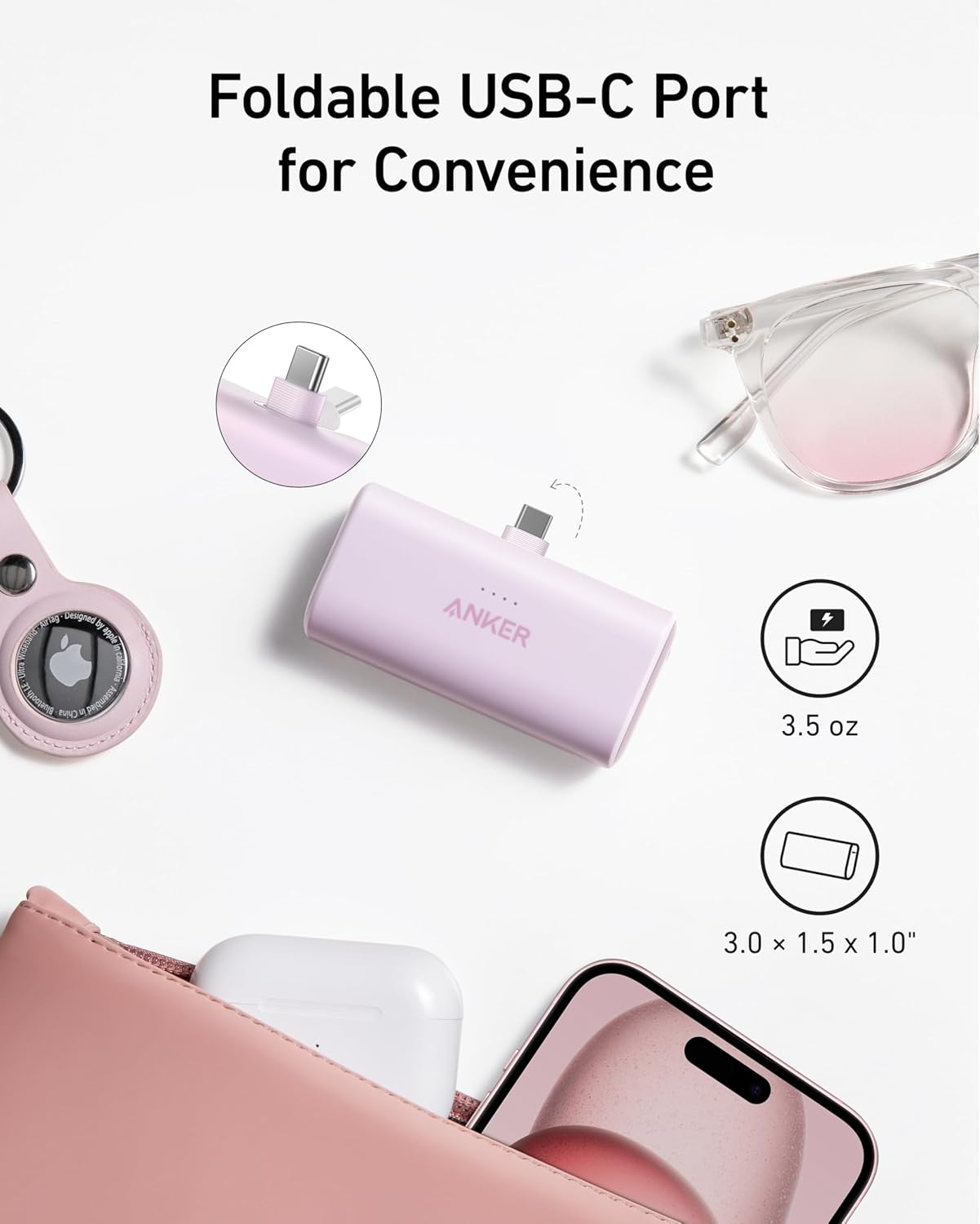 بطارية انكر تايب سي compact 5K