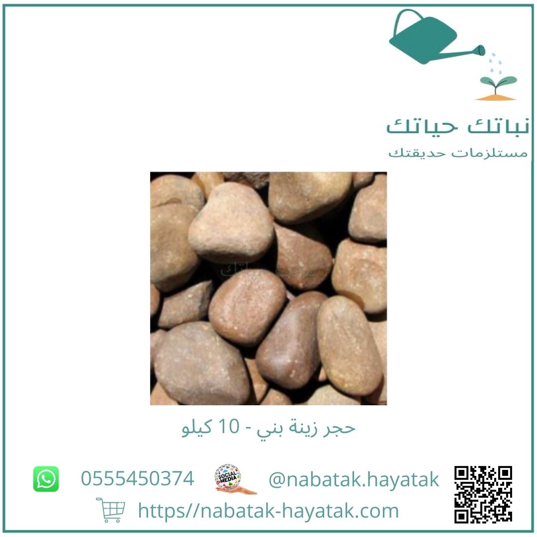 حجر زينة بني - 10 كيلو