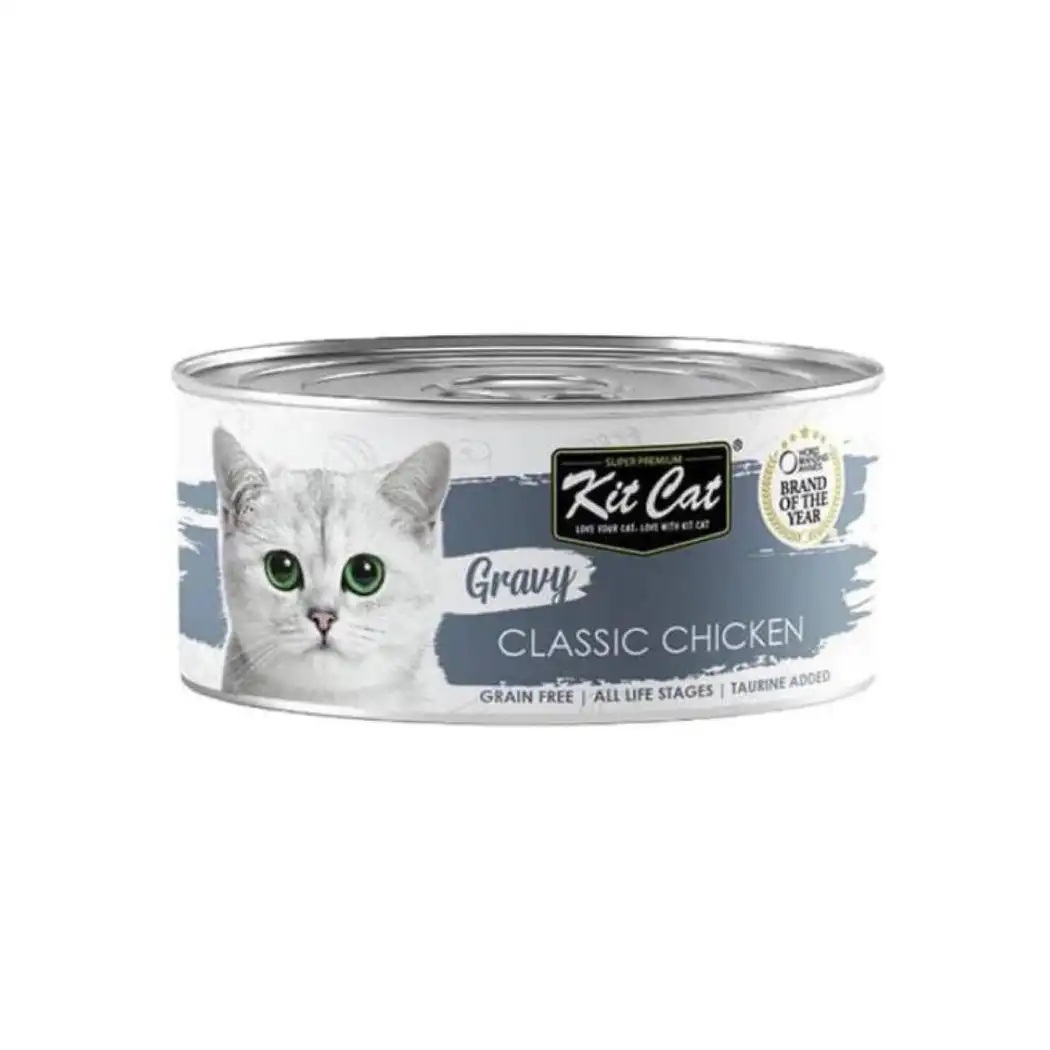 Kit Cat Wet Cat Food Gravy Classic Chicken - 70g �...