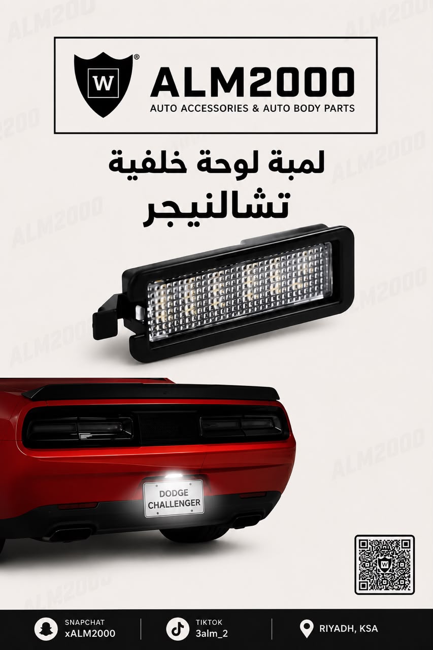 لمبة لوحة خلفية تشالنيجر