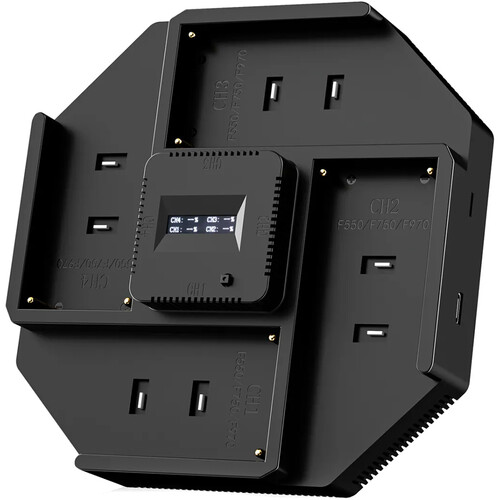 ZITAY High-Power NP-F Fast Quad Charger