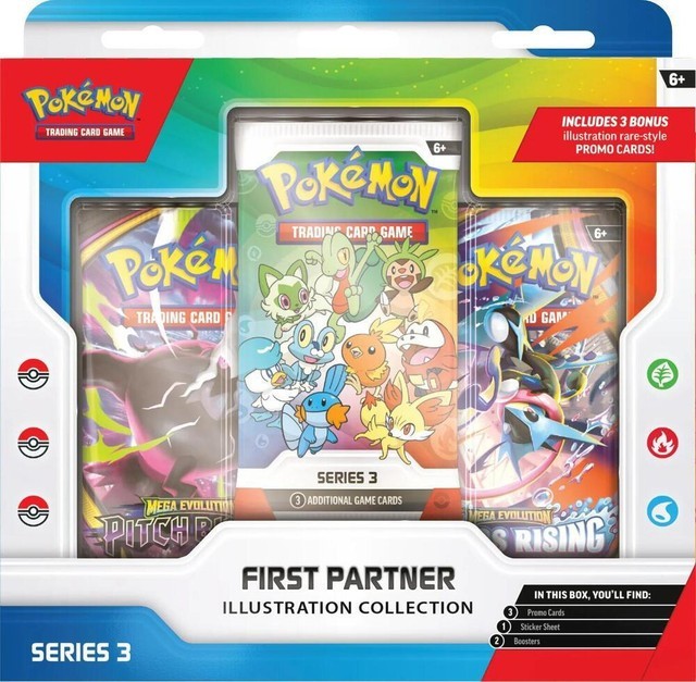 Pokemon TCG - First Partner Booster Collection #3 / مجموعة تعزيز "First Partner" للعبة بطاقات بوكيمون (Pokémon TCG) - الإصدار رقم 3