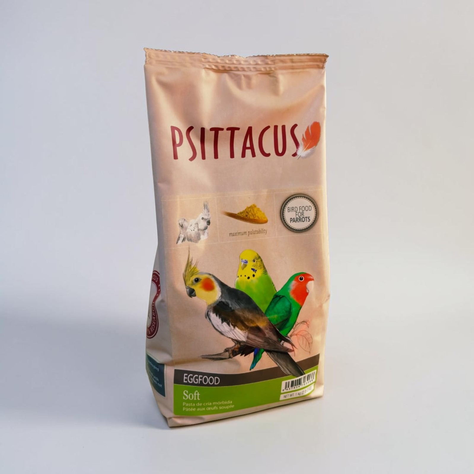 PSITTACUS EGGFOOD SOFT BIRD CARE 1Kg سيتاكوس باتيه...