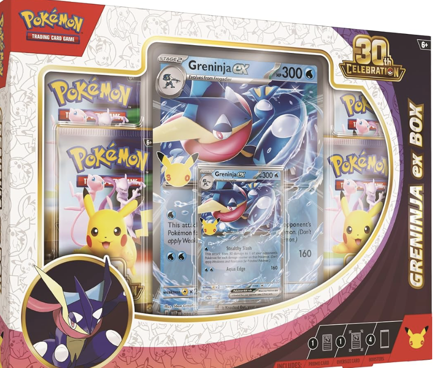 بوكيمون TCG – صندوق ex للاحتفال بالذكرى الـ30 – الإصدار 9 (جرينينجا)