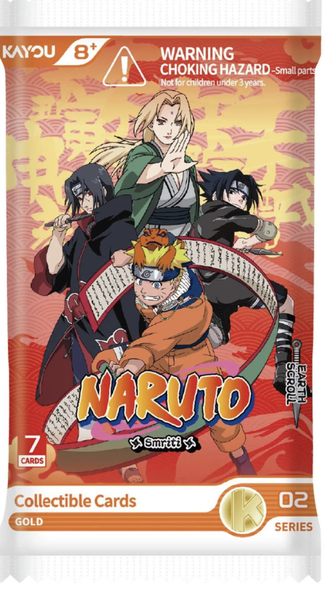 بطاقات NARUTO Smriti Collectible Cards – EarthScroll-002A-NA | باك واحد